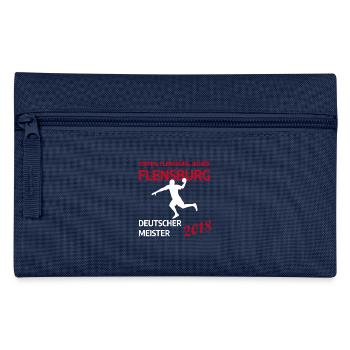 Flensburg Handball Deutscher Meister 2018 - Federtasche - Navy - Vorne