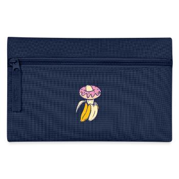 Banana Gift Food Porn Donut Shirt - Pencil Case - navy - Front
