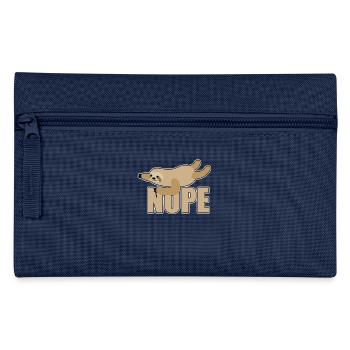 Sloth Lazy Time Out Gift - Pencil Case - navy - Front