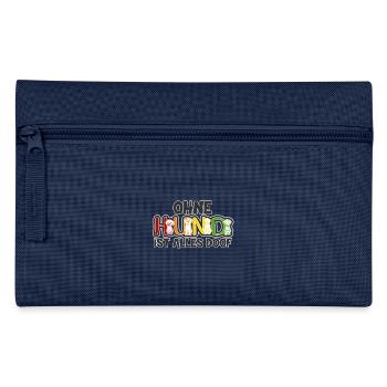 Without dog everything is doof gift - Pencil Case - navy - Front
