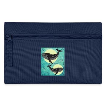 Baleines de baleine - Trousse - marine - Devant