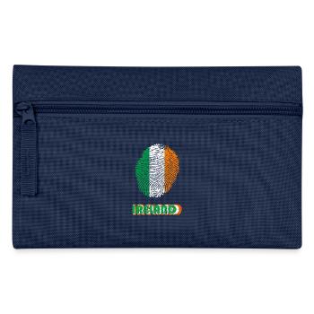 IRELAND,IRLAND DNA FINGERPRINT - Federtasche - Navy - Vorne