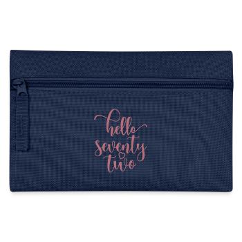 Hello Seventy Two Cute 72 Years Old Birthday - Pencil Case - navy - Front