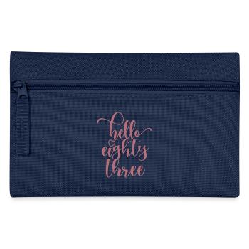 Hello Eighty Three Cute 83 Years Old Birthday - Pencil Case - navy - Front
