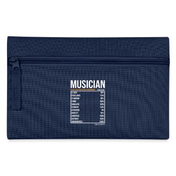 Musicians of the day Funny musician - Pencil Case - navy - Front