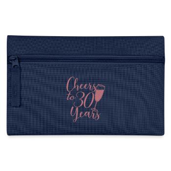 30th Birthday Women For Her Cheers To 30 Years Old - Pencil Case - navy - Front