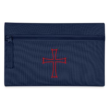 kreuz - Federtasche - Navy - Vorne
