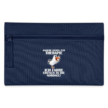 Nordsee Spruch Möwe - Federtasche - Navy - Vorne