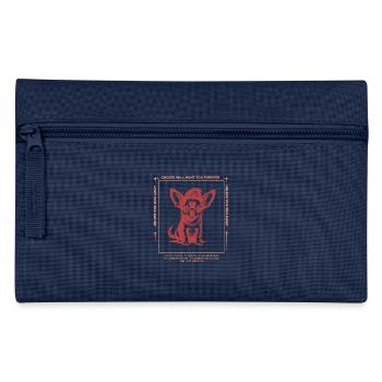 spooky Chihuahua - Federtasche - Navy - Vorne