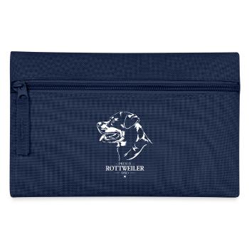 Rottweiler Dad Hunde Hund Rottie Wilsigns - Federtasche - Navy - Vorne