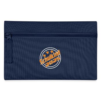 Schulkind 2025 Schulanfang Grundschule Kind - Federtasche - Navy - Vorne