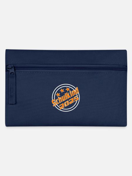 Schulkind 2025 Schulanfang Grundschule Kind - Federtasche - Navy