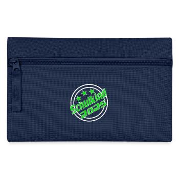 Schulkind 2025 Schulanfang Grundschule Kind - Federtasche - Navy - Vorne