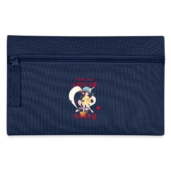 Meine Ganze Liebe Für Schwester - Federtasche - Navy - Vorne