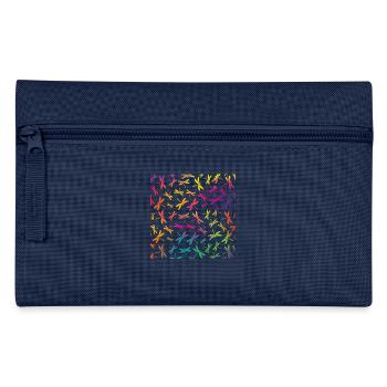 Bunte Libelle Colorful Dragonfly - Federtasche - Navy - Vorne