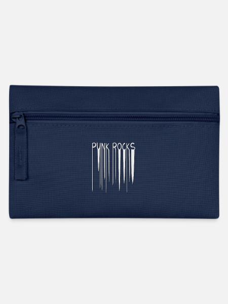 Retro Punk Rock Nostalgia Music Punk Rocks - Pencil Case - navy