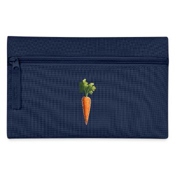 Möhre, Karotte - Federtasche - Navy - Vorne