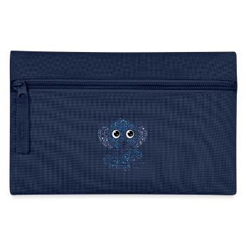 Elefant Kind Süß Farben Geschenk Tier Kreativ - Federtasche - Navy - Vorne