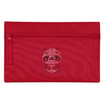 Panda Kind Süß Farben Geschenk Tier Kreativ - Federtasche - Rot - Vorne