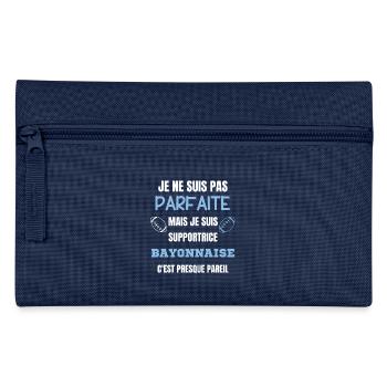 Supportrice Bayonnaise Parfaite Rugby - Trousse - marine - Devant