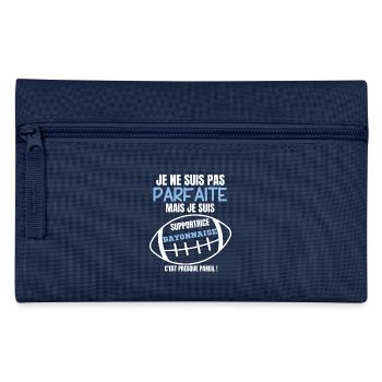 Supportrice Bayonnaise Parfaite Rugby - Trousse - marine - Devant