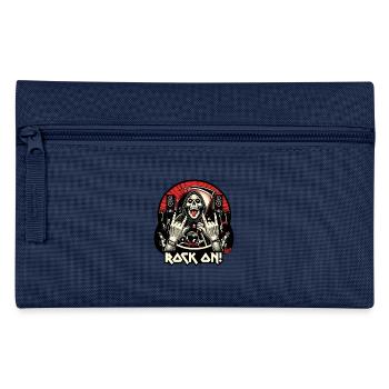 Sensenmann Rock-Musik-Konzert: Rock On! - Federtasche - Navy - Vorne