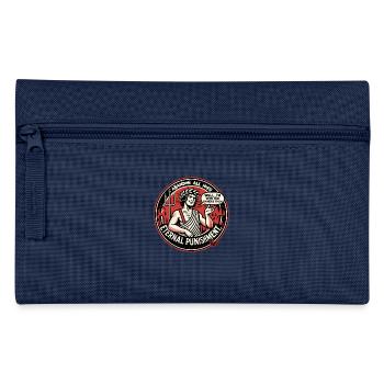 Dante im Fegefeuer derHölle mit den Sündern - Federtasche - Navy - Vorne