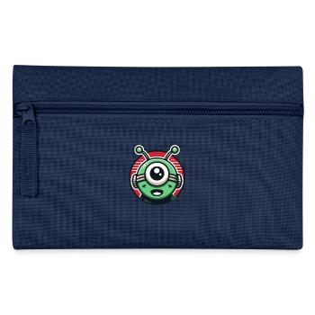 Freundlicher Alien-Cyclops - Federtasche - Navy - Vorne