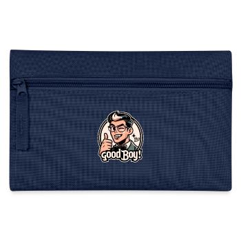 Attraktiver kluger Mann, Daumen hoch, Guter Junge! - Federtasche - Navy - Vorne