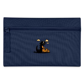 Riesige Baby-Echse - Federtasche - Navy - Vorne