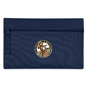 Motocross-Affe Moto Trial - Federtasche - Navy - Vorne