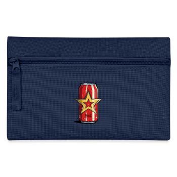 Erfrischende Soda-Getränke-Dose - Federtasche - Navy - Vorne