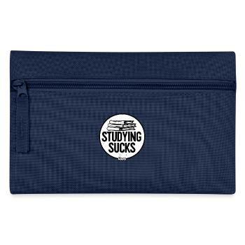 Lernen ist doof - Federtasche - Navy - Vorne