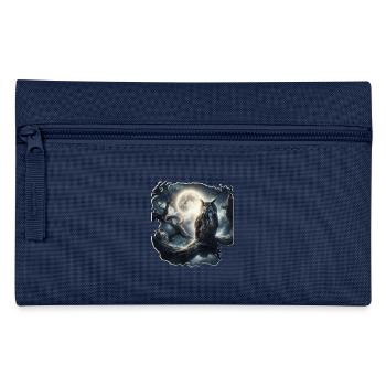 OWL AT NIGHT - Pencil Case - navy - Front