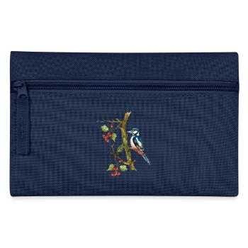 Bunter Vogel - Federtasche - Navy - Vorne