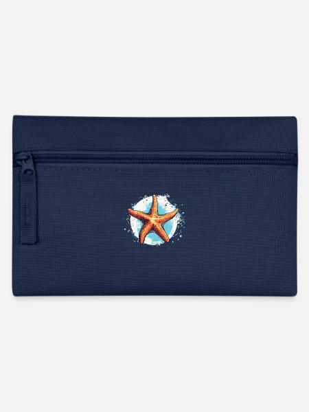 Ein Seestern - Federtasche - Navy