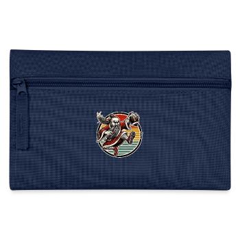 Konfuzius als American-Football-Spieler - Federtasche - Navy - Vorne