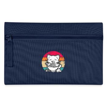 Anime Ramen Nourriture Drôle Cadeau Design - Trousse - marine - Devant