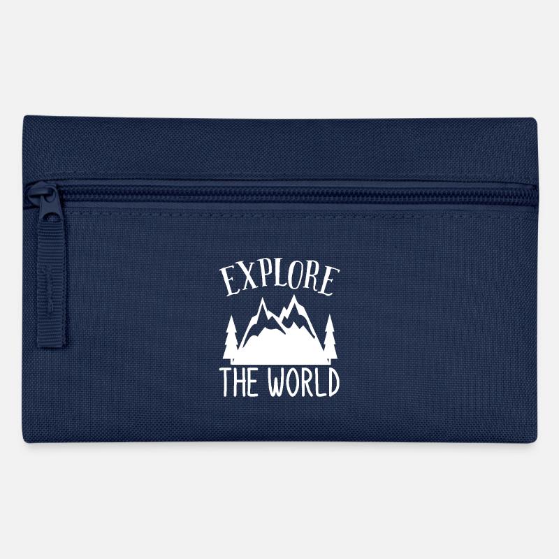 Explore the World Natur Outdoor Wandern Camping - Federtasche - Navy