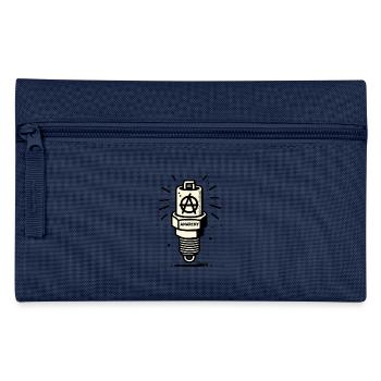 Anarchie Zündkerze - Federtasche - Navy - Vorne