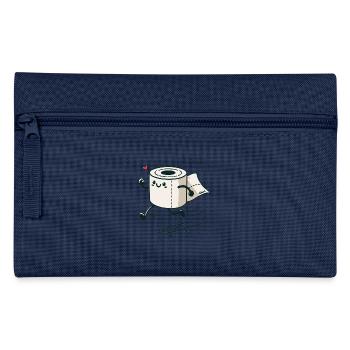 Schnelles Notfall-Toilettenpapier - Federtasche - Navy - Vorne