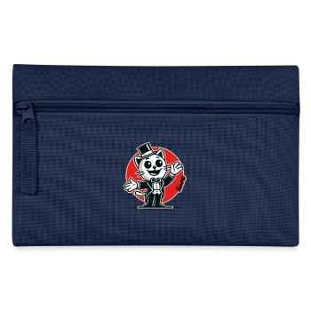 Gastgeber Katze im Smoking und Zylinder - Federtasche - Navy - Vorne
