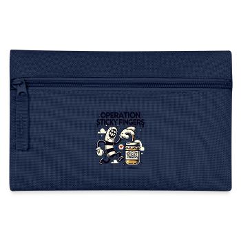 Operation klebrige Finger, lustiger Honig-Dieb - Federtasche - Navy - Vorne