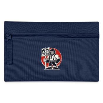 Gorilla-Protest: Sag Nein zu Regeln & Kontrolle! - Federtasche - Navy - Vorne