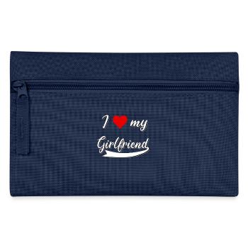 ❤️ Amour Couple Saint-Valentin Cadeau Petite amie Amour - Trousse - marine - Devant