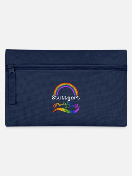 Pride Day Stuttgart LGBTQ+ CSD Gay Queer Liebe - Federtasche - Navy