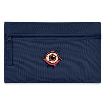 Unheimlich, hypnotisch und wach, das Auge - Federtasche - Navy - Vorne
