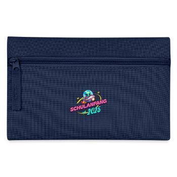 Schulanfang 2025 Erstklässler Schule Kind - Federtasche - Navy - Vorne