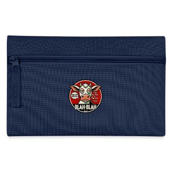 Blah-Blah Kuh - Federtasche - Navy - Vorne
