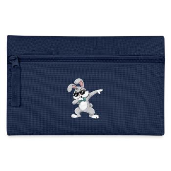 dubbing bunny happy easter - Federtasche - Navy - Vorne